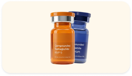 LevelsRX Compounded Semaglutide and Tirzepatide GLP-1 injection vials